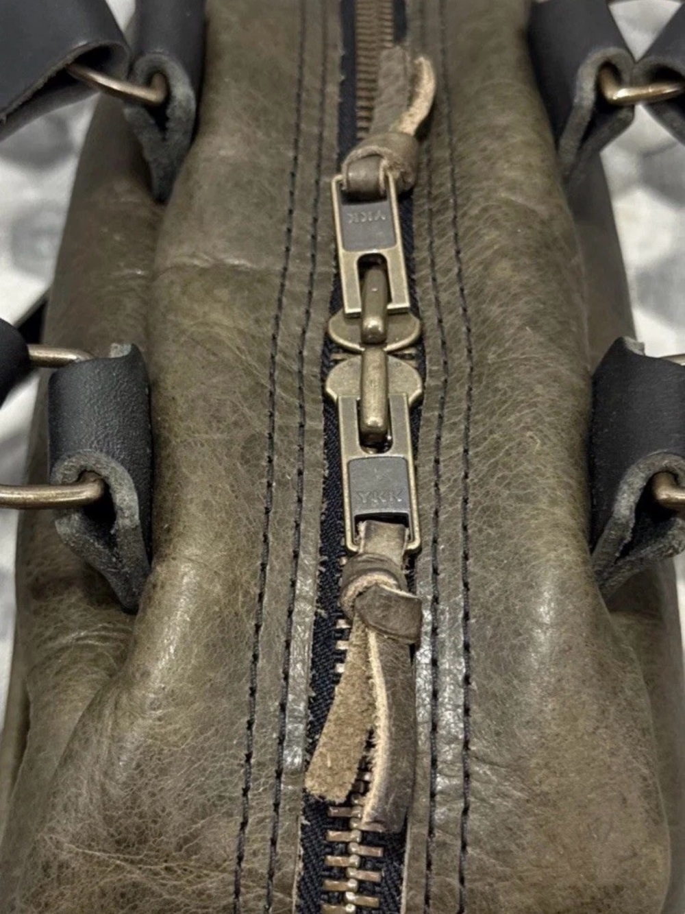 Go Forth Leather - Small Hoffman Shoulder / Crossbody Bag - Picture 7 of 13
